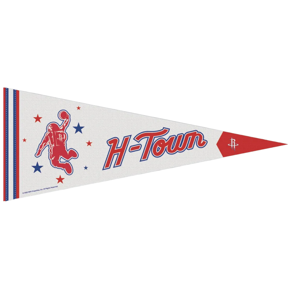 Houston Rockets City Edition 12" x 30" Pennant