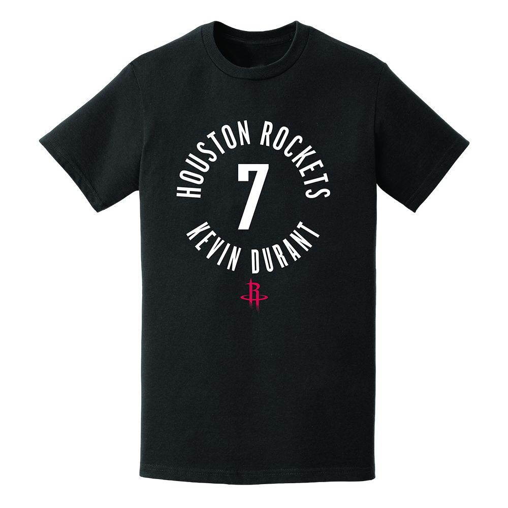 Men's Houston Rockets Kevin Durant Name & Number T-Shirt