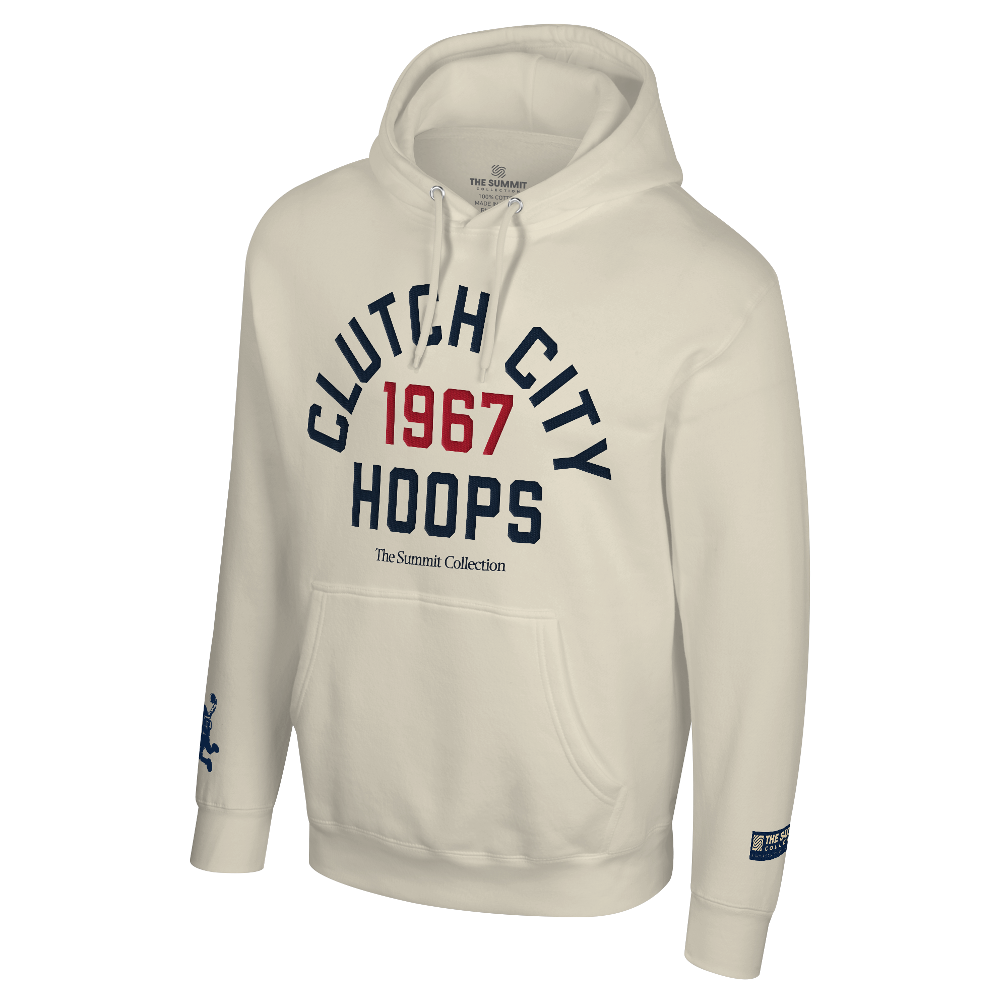 Unisex Houston Rockets Summit Collection Natural Hoodie