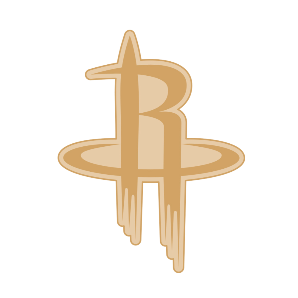 Houston Rockets Pro Specialties Emaille-Anstecknadel mit goldenem Primärlogo