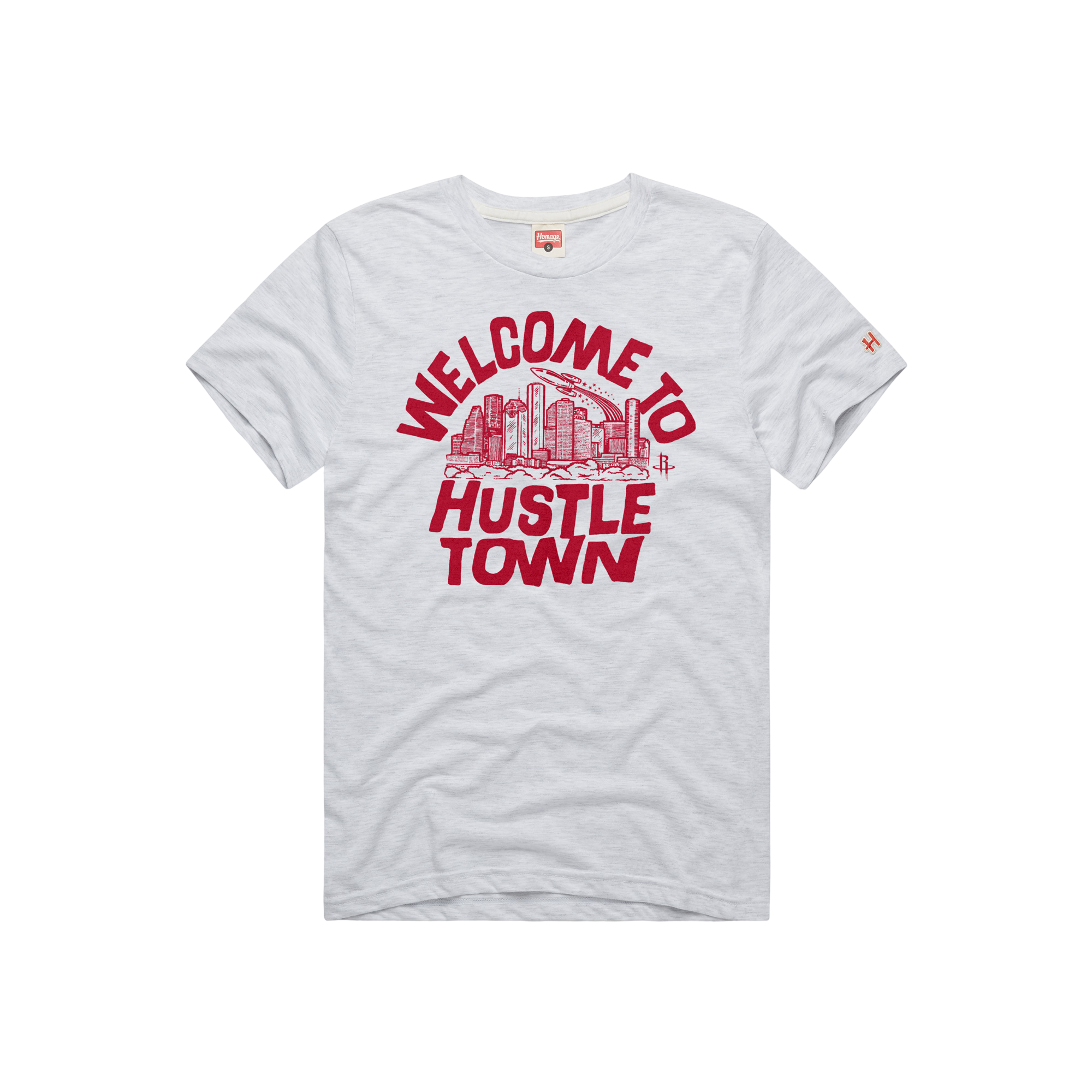 Men's Houston Rockets Homage Welcome to Hustle Town T-Shirt