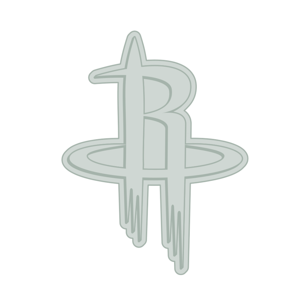 Houston Rockets Pro Specialties Silberne Emaille-Anstecknadel mit Primärlogo