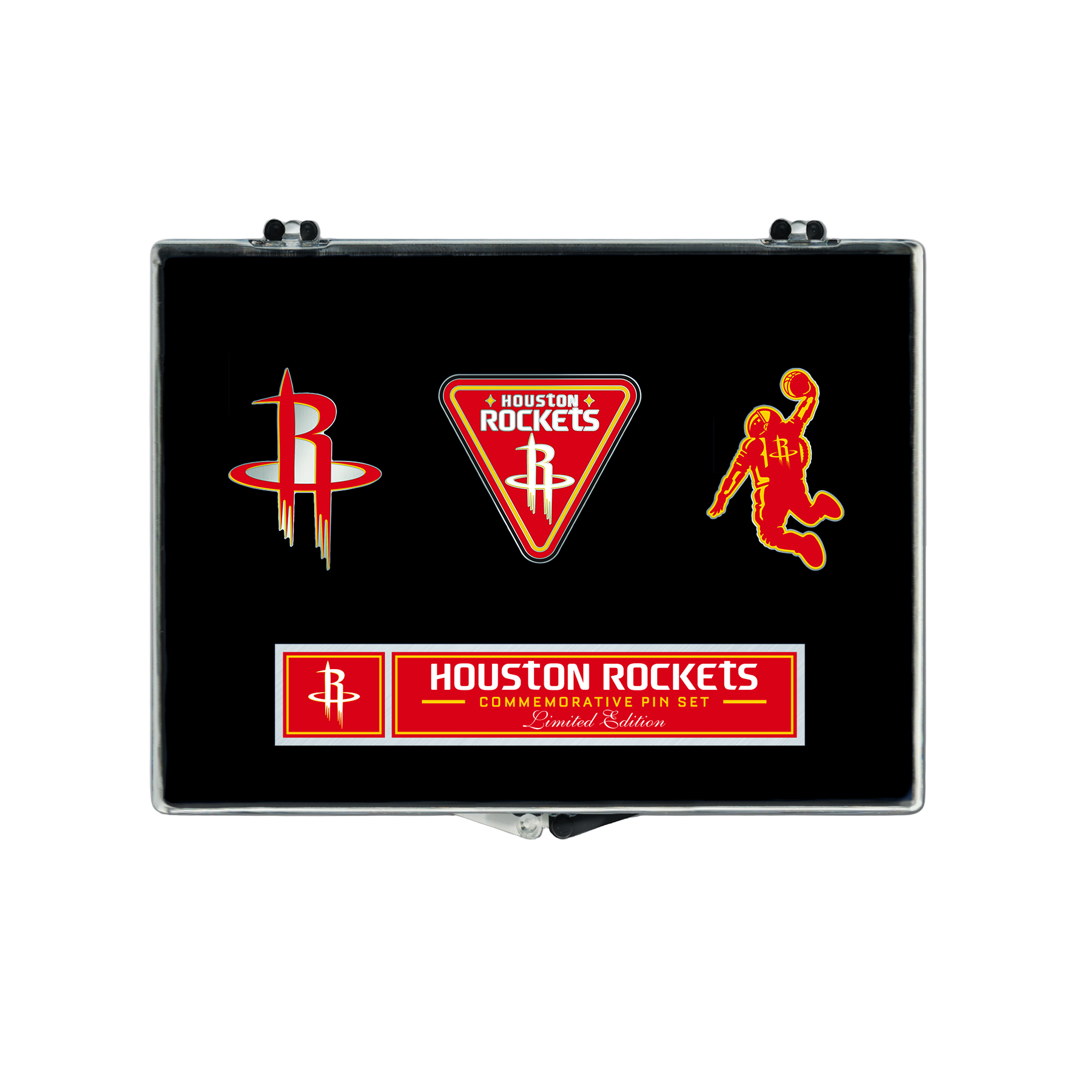 Houston Rockets Wincraft Logo Enamel Pin Collector Set