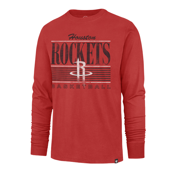 Men's Houston Rockets '47 Remix Franklin Long-Sleeved T-Shirt