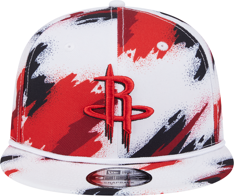 Men's Houston Rockets New Era 9FIFTY Paint Adjustable Cap