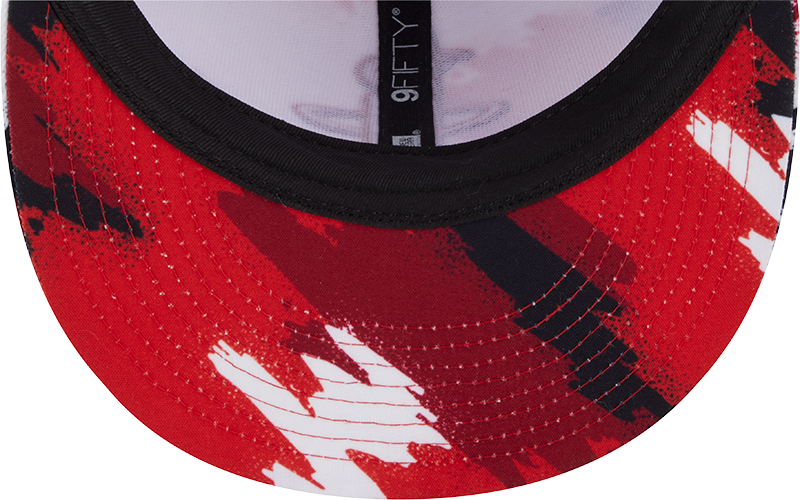 Men's Houston Rockets New Era 9FIFTY Paint Adjustable Cap