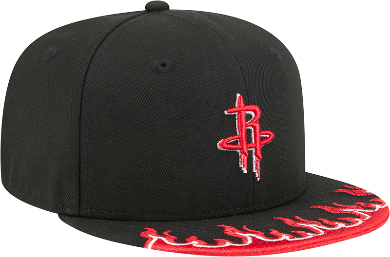 Youth Houston Rockets New Era 9FIFTY Flame Adjustable Cap
