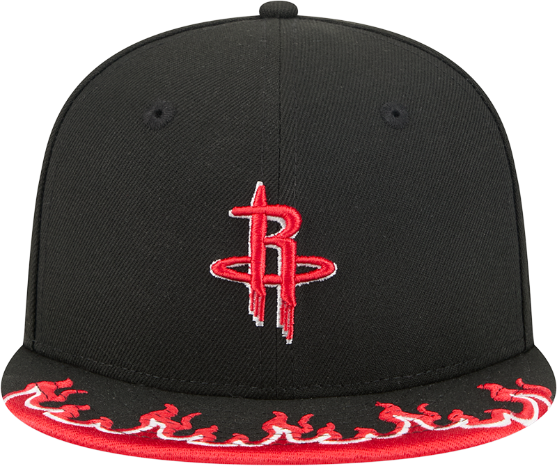 Youth Houston Rockets New Era 9FIFTY Flame Adjustable Cap