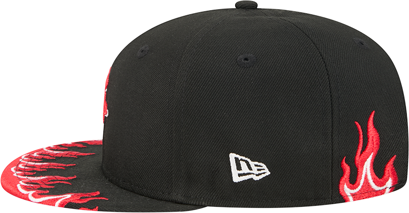 Youth Houston Rockets New Era 9FIFTY Flame Adjustable Cap