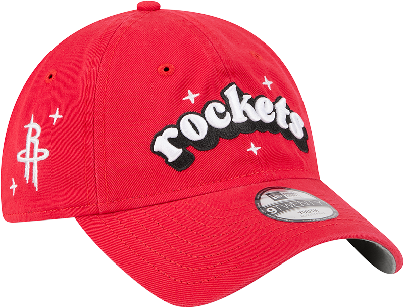 Youth Houston Rockets New Era 9TWENTY Cheer Adjustable Cap