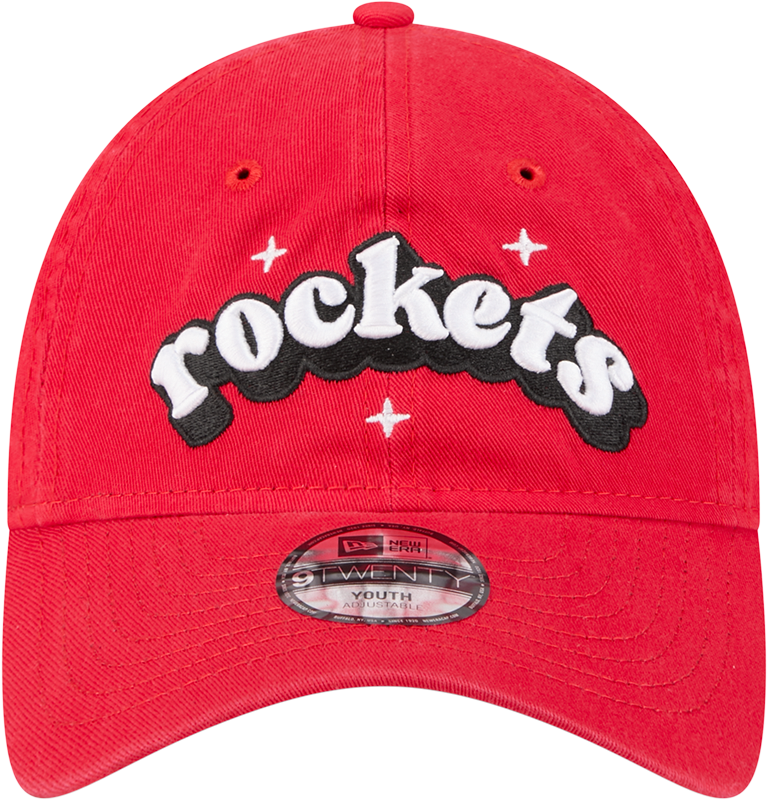 Youth Houston Rockets New Era 9TWENTY Cheer Adjustable Cap