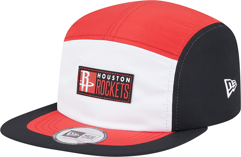 Men's Houston Rockets New Era Camper Color Block Adjustable Cap