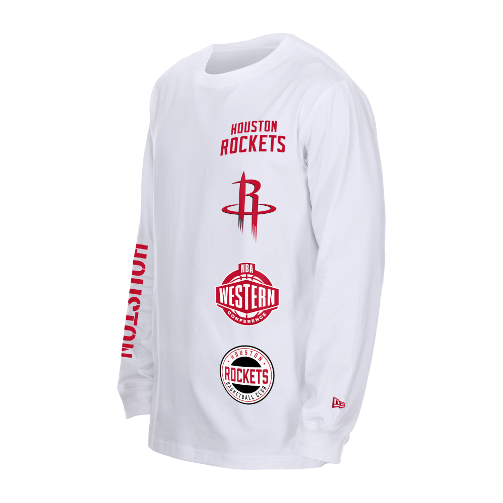 Men's Houston Rockets New Era Gameday Long-Sleeve T-Shirt
