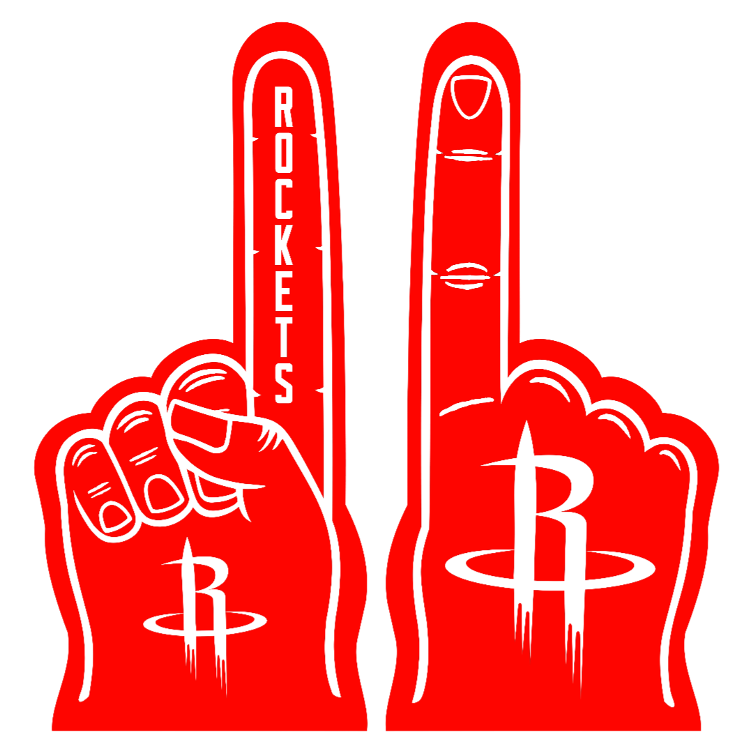 Houston Rockets Fan-Schaumstofffinger