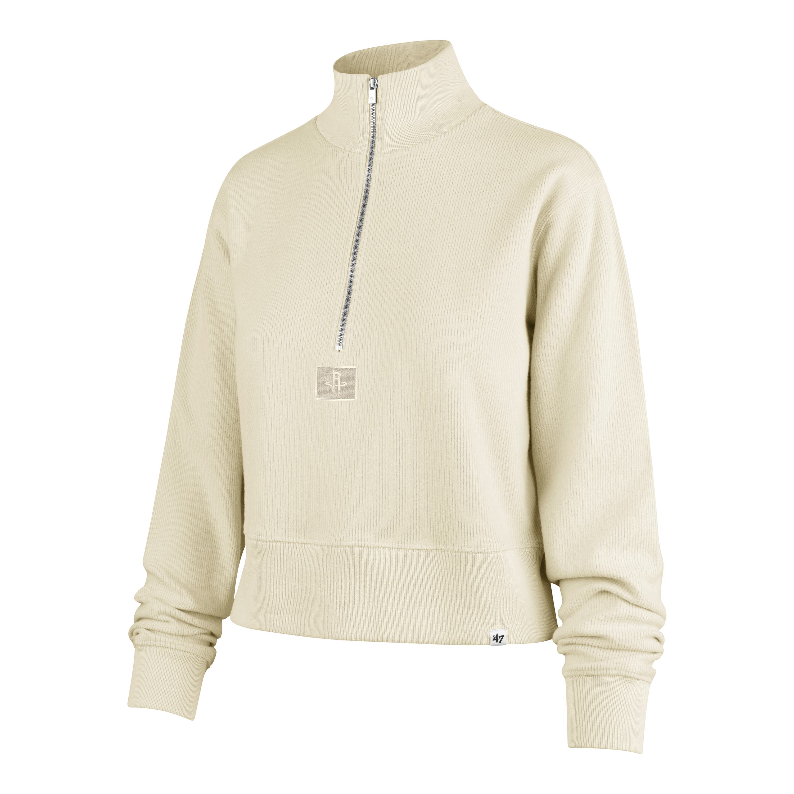 Women's Houston Rockets '47 Tranquility Rib Half Zip Sweatshirt