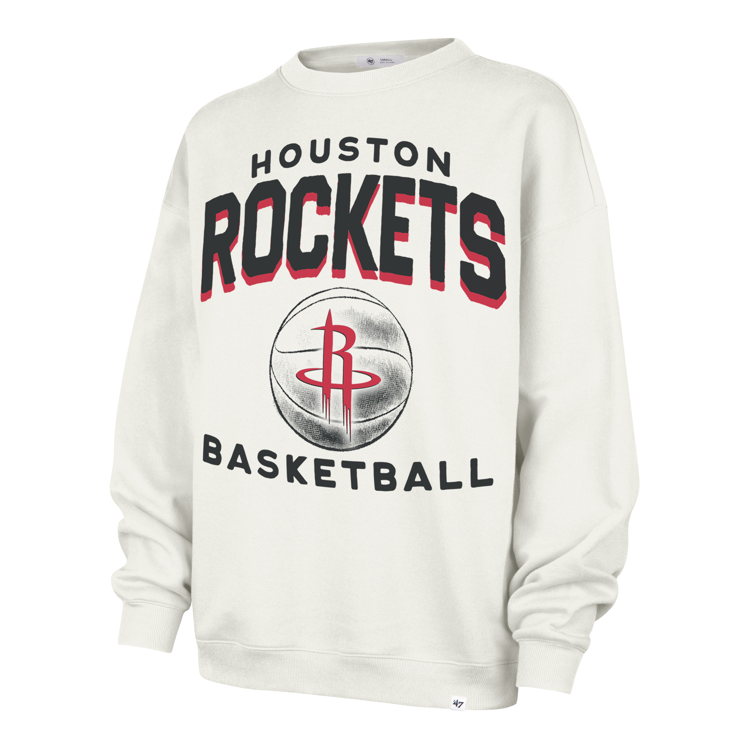 Women's Houston Rockets '47 Arch Cloud Oversized Crewneck Sweatshirt