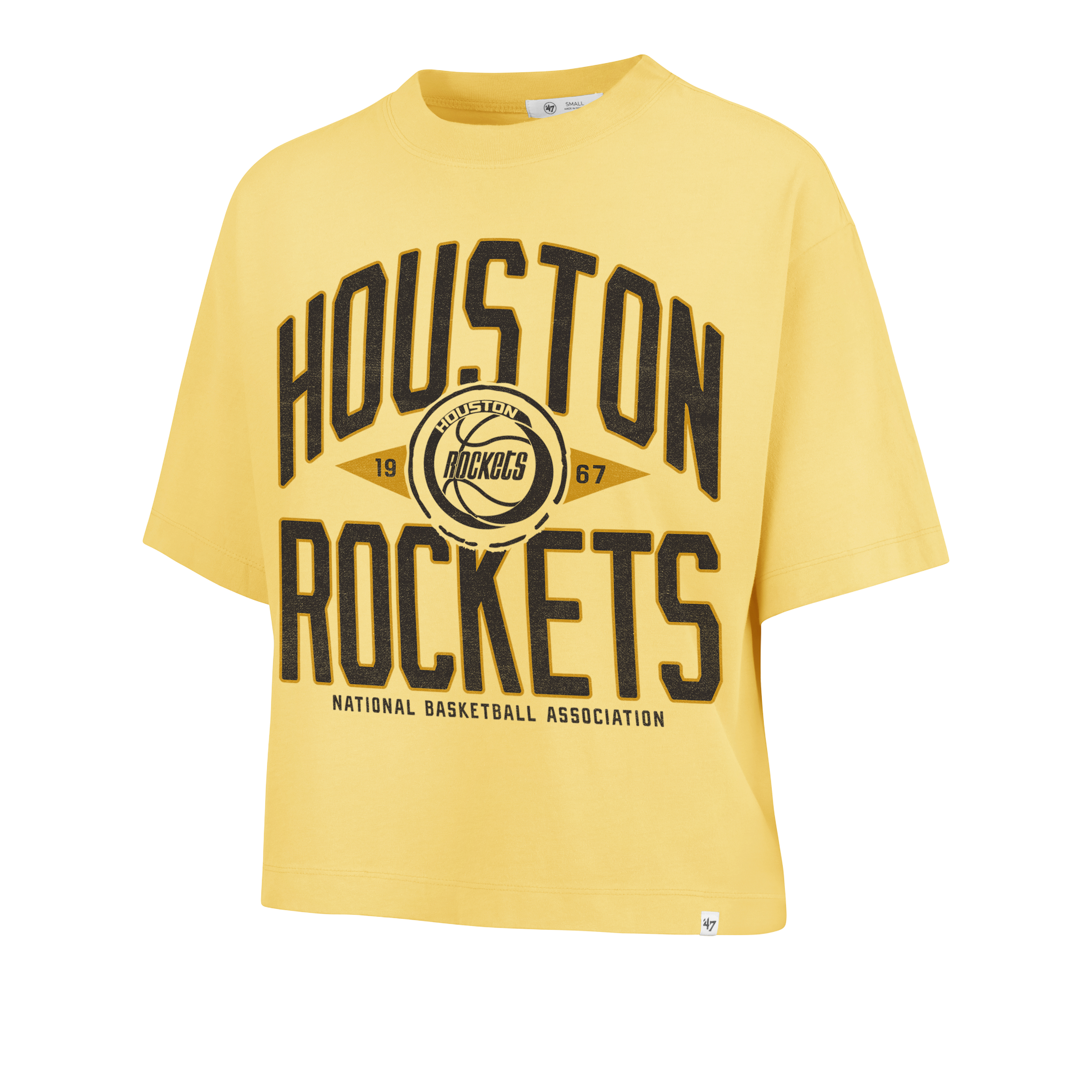 Women's Houston Rockets '47 Windthrow Ravine Crop T-Shirt