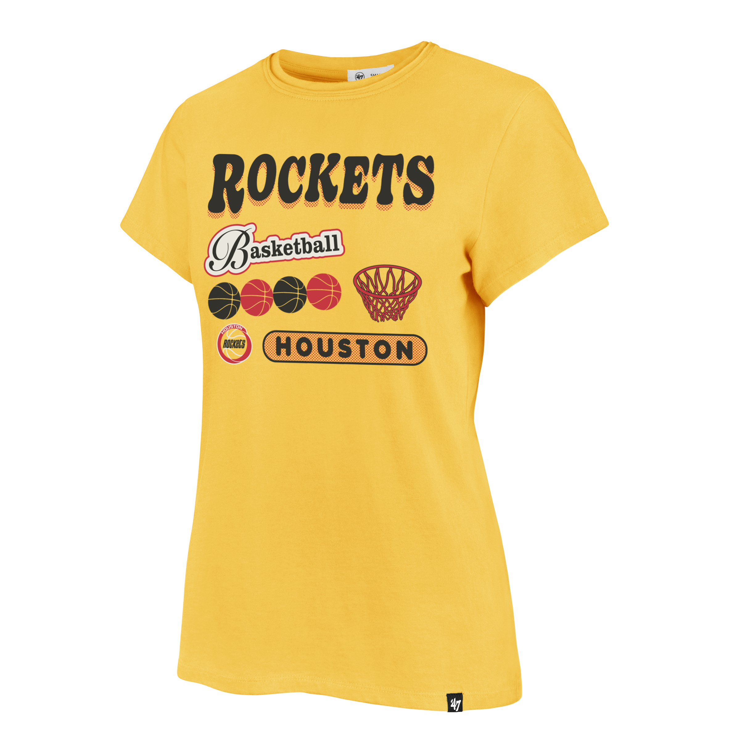 Women's Houston Rockets HWC '47 Hurrah Frankie T-Shirt