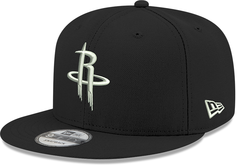 Men's Houston Rockets New Era 9FIFTY Black Adjustable Cap
