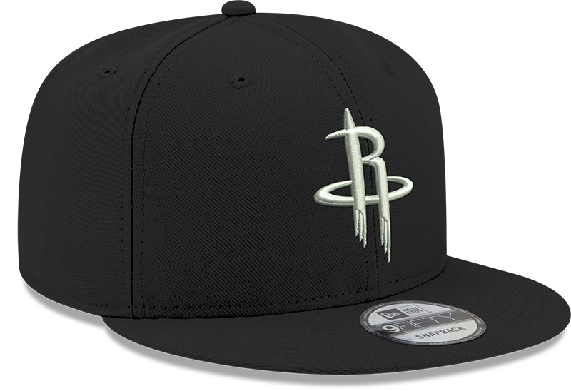 Men's Houston Rockets New Era 9FIFTY Black Adjustable Cap