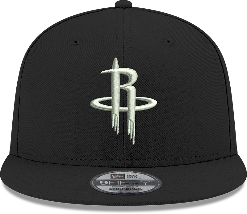 Men's Houston Rockets New Era 9FIFTY Black Adjustable Cap