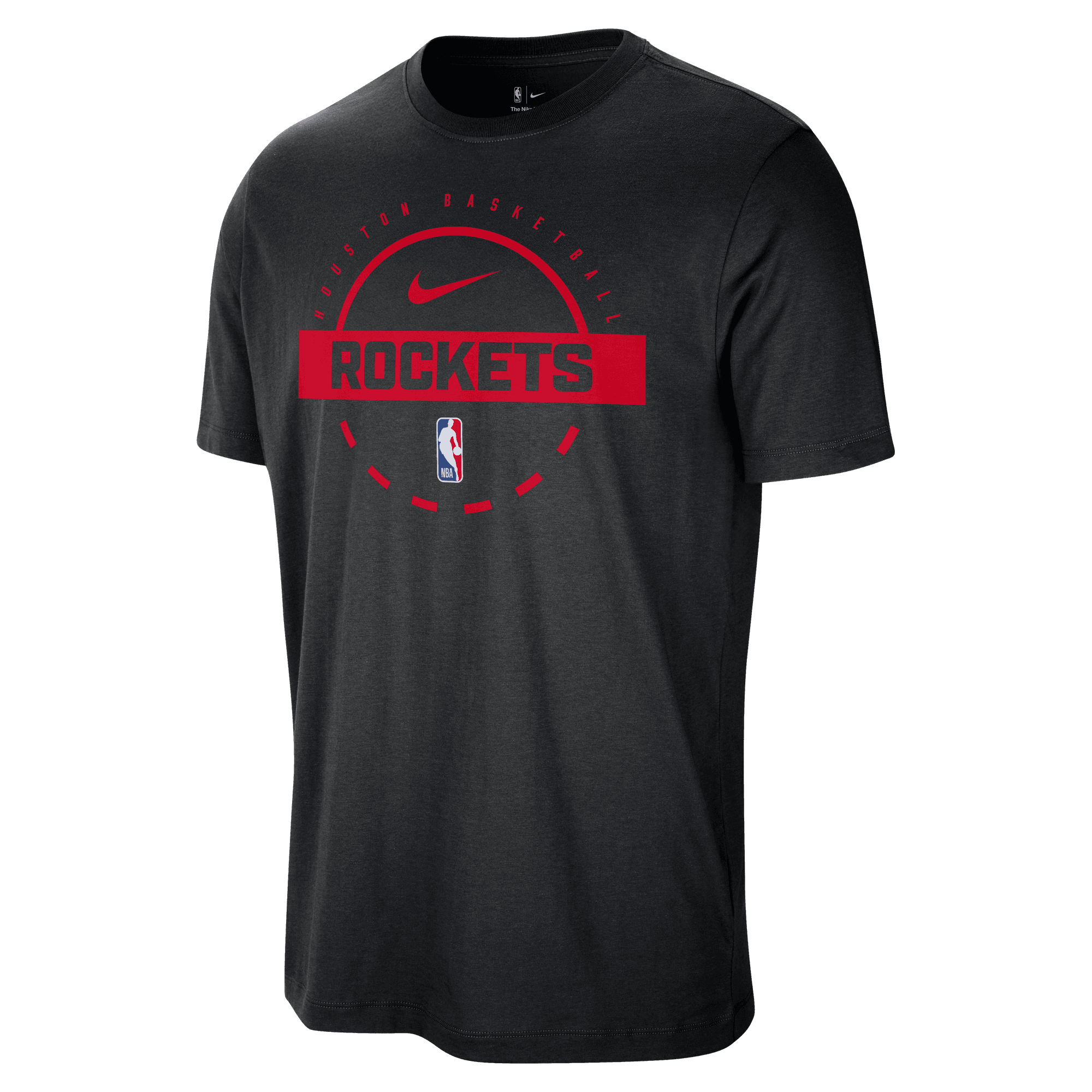 Men's Houston Rockets Nike 2025-26 On-Court Practice T-Shirt (Black)