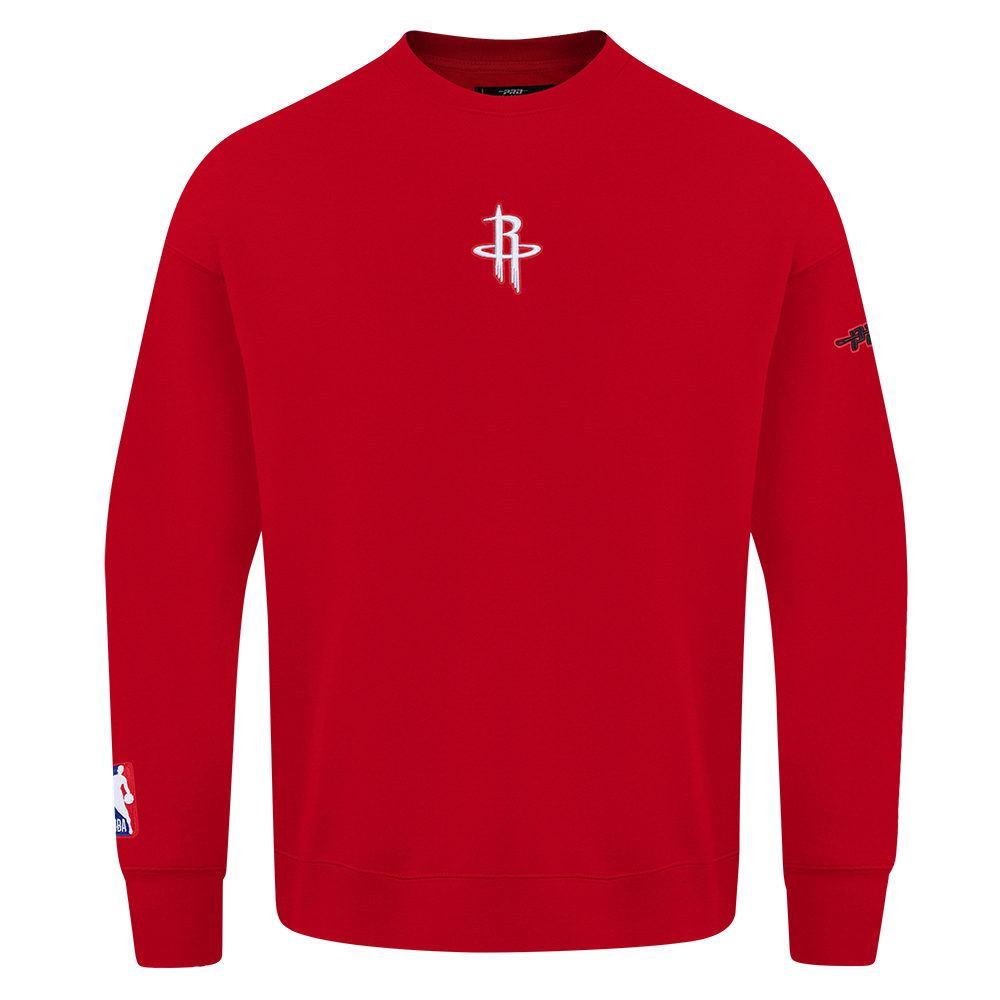 Men's Houston Rockets Pro Standard Classic Icon Crewneck Sweatshirt