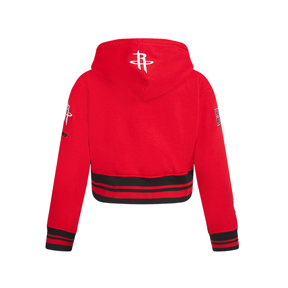 Youth Girl's Houston Rockets Pro Standard Cropped Hoodie
