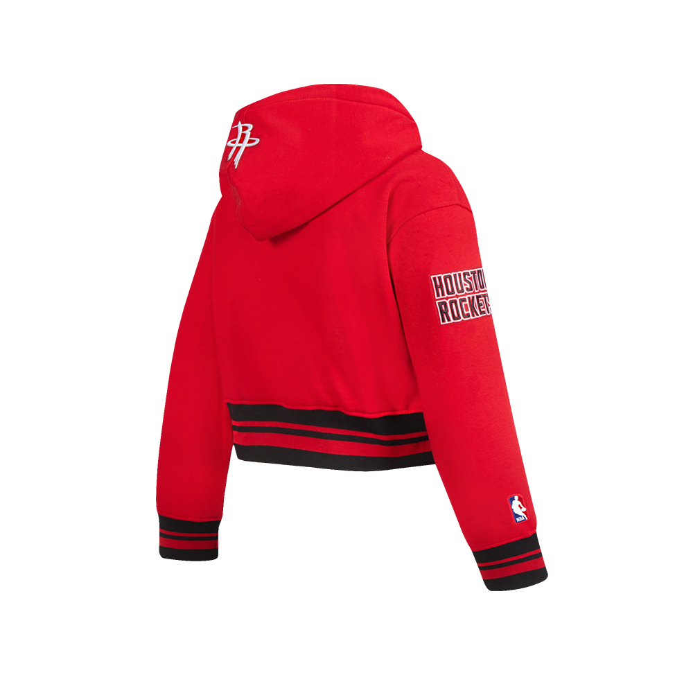 Youth Girl's Houston Rockets Pro Standard Cropped Hoodie