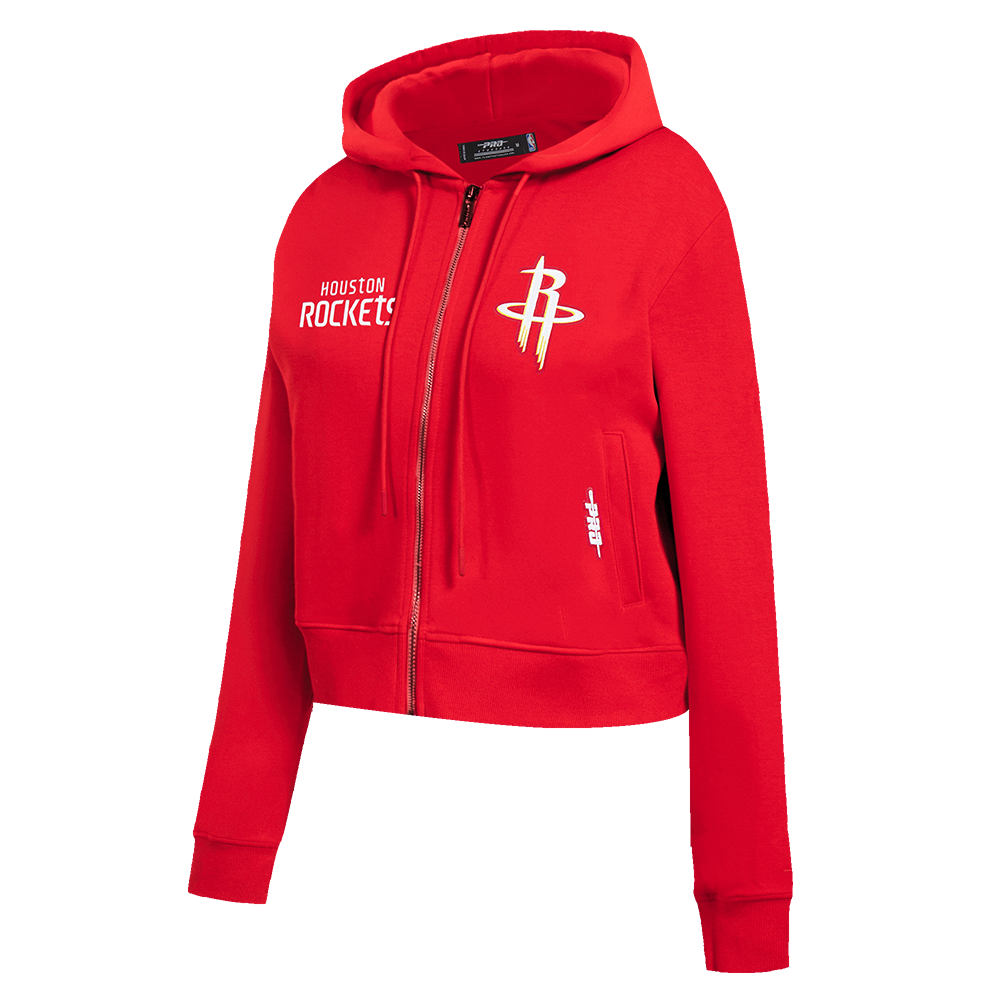 Women's Houston Rockets Pro Standard Full Zip Hoodie (Red)