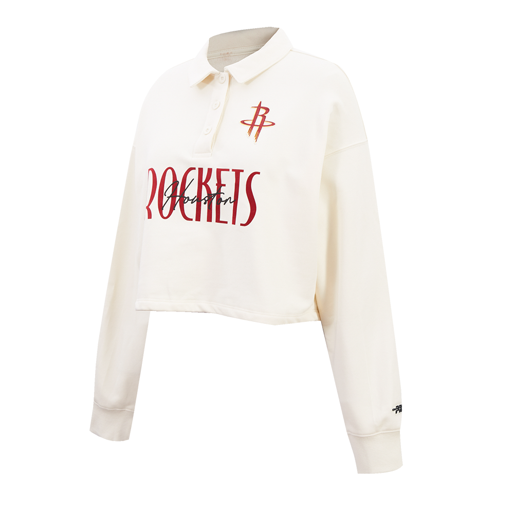 Women's Houston Rockets Pro Standard Long-Sleeve Polo