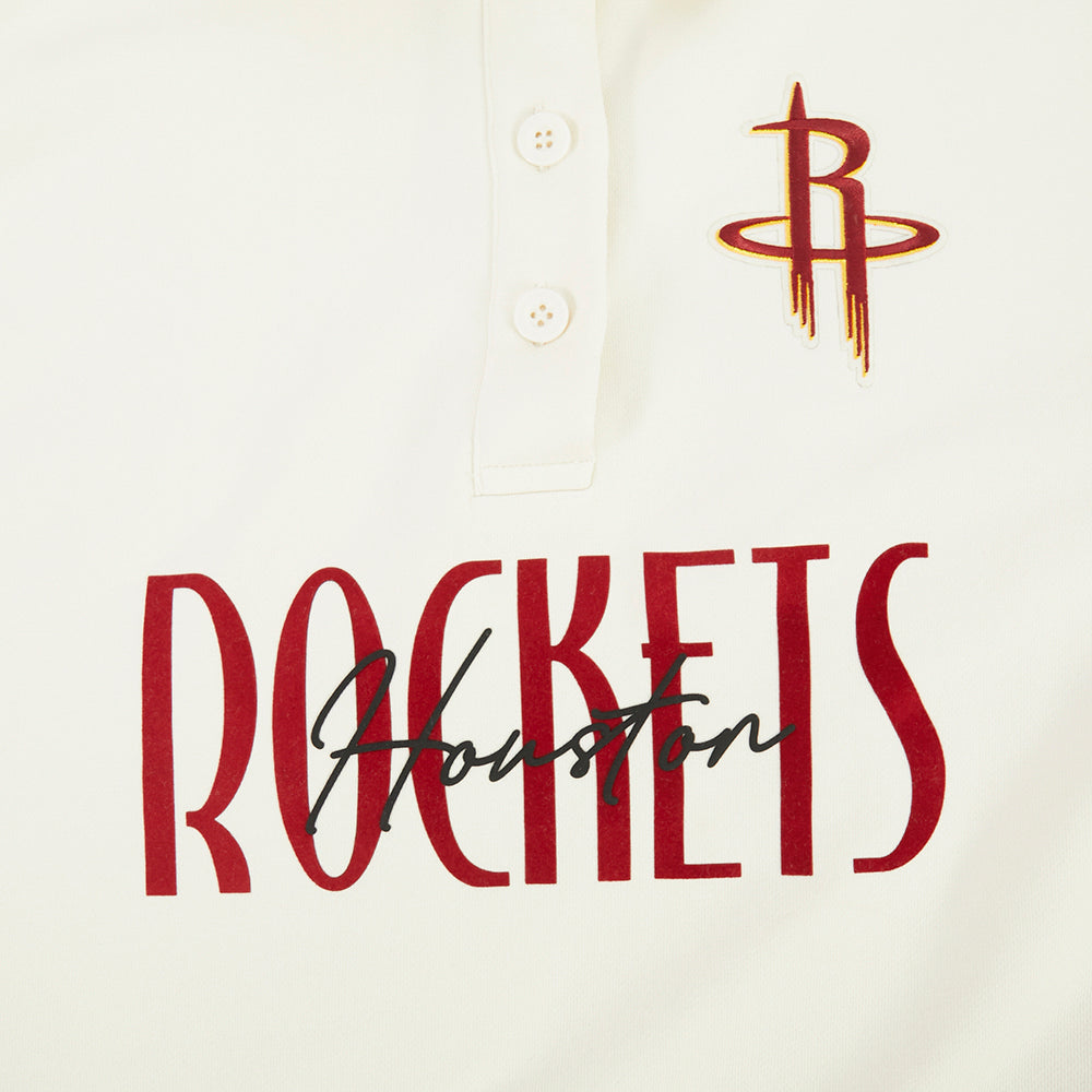 Women's Houston Rockets Pro Standard Long-Sleeve Polo