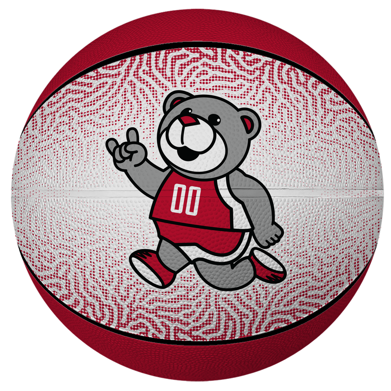 Houston Rockets Baden Clutch the Bear B3 Basketball