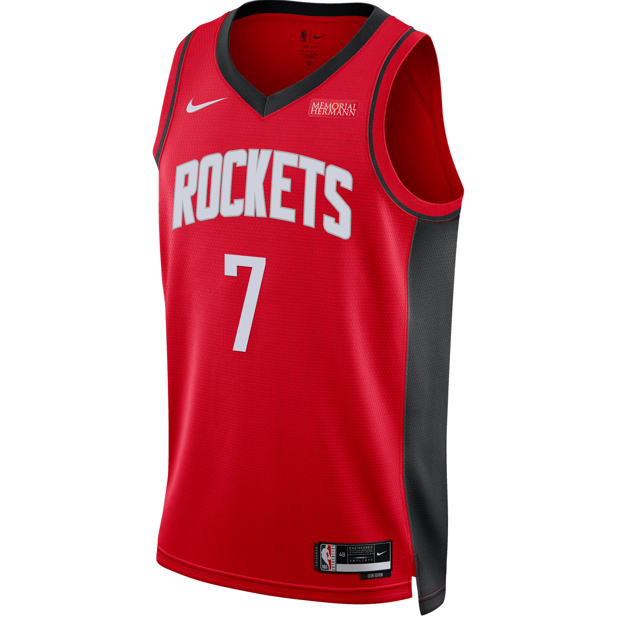 Kevin Durant Houston Rockets Nike Icon Edition Swingman Jersey, image size:2000x2000