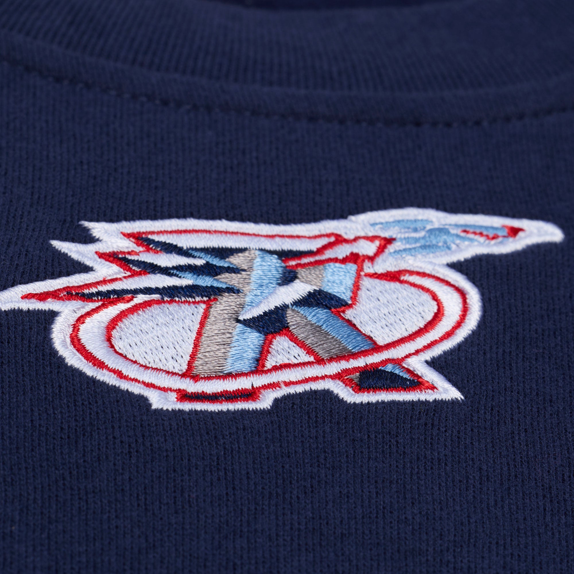 Women's Houston Rockets Mitchell & Ness HWC Script Crewneck Sweatshirt