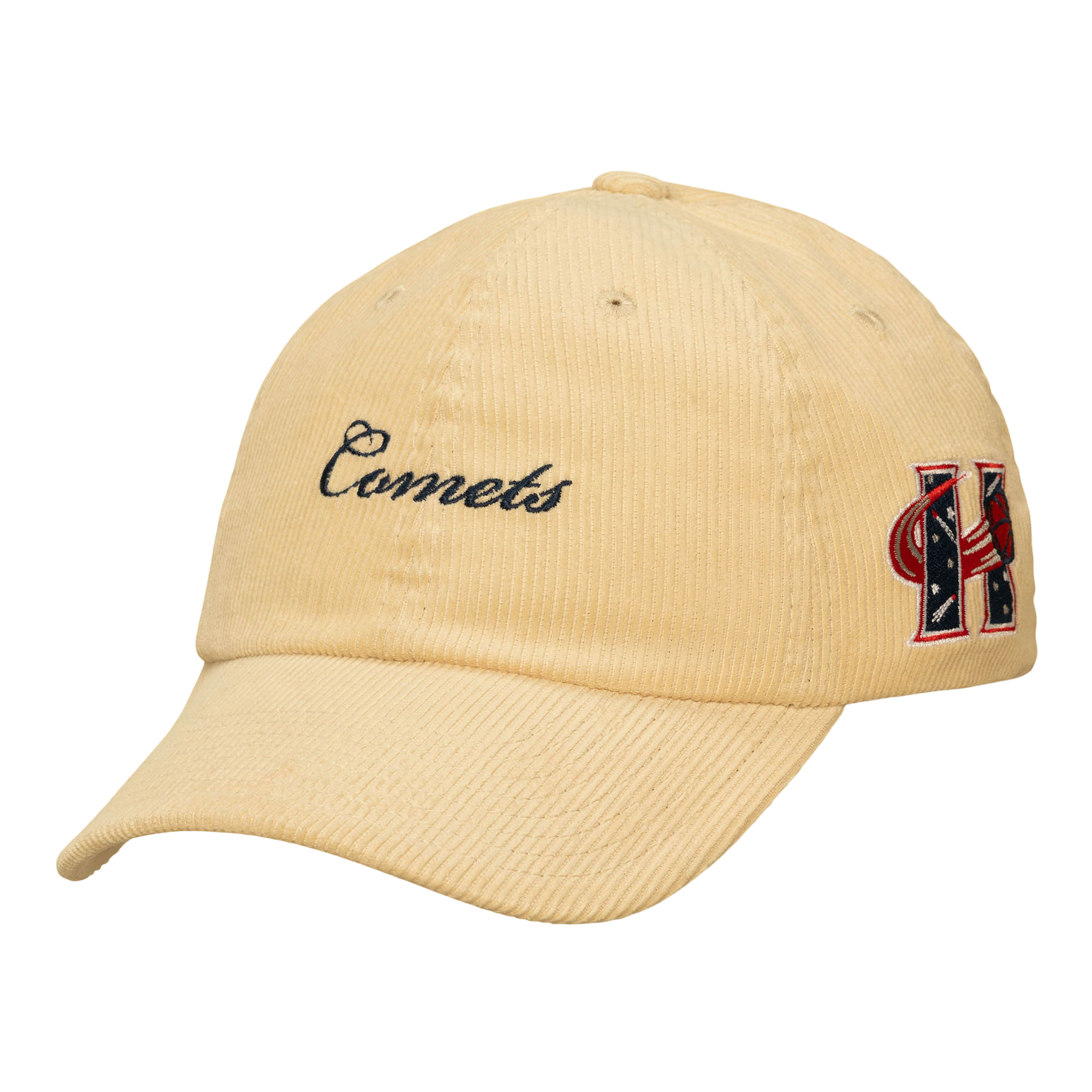 Women's Houston Comets Cream Corded Legendary Strapback Cap