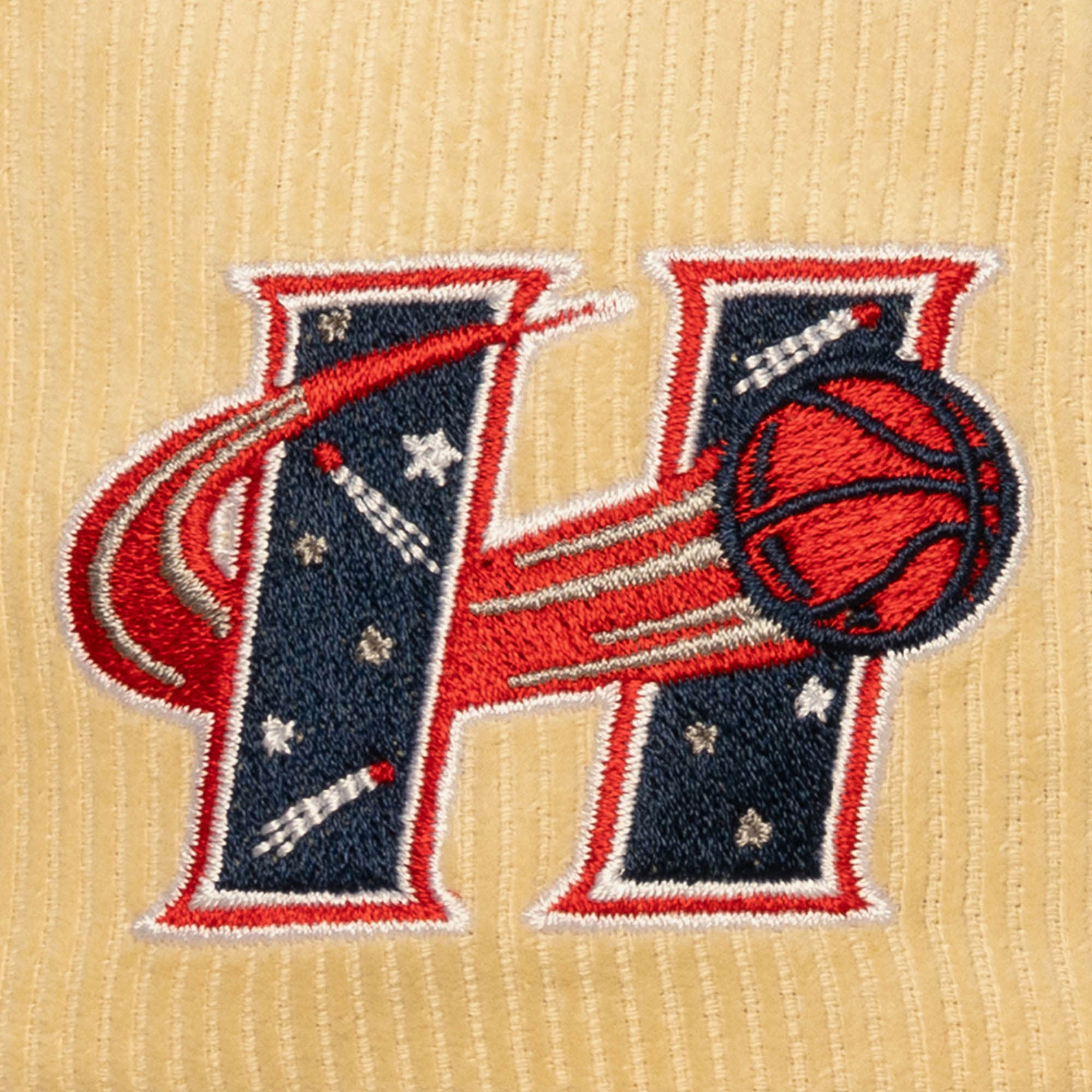 Women's Houston Comets Cream Corded Legendary Strapback Cap