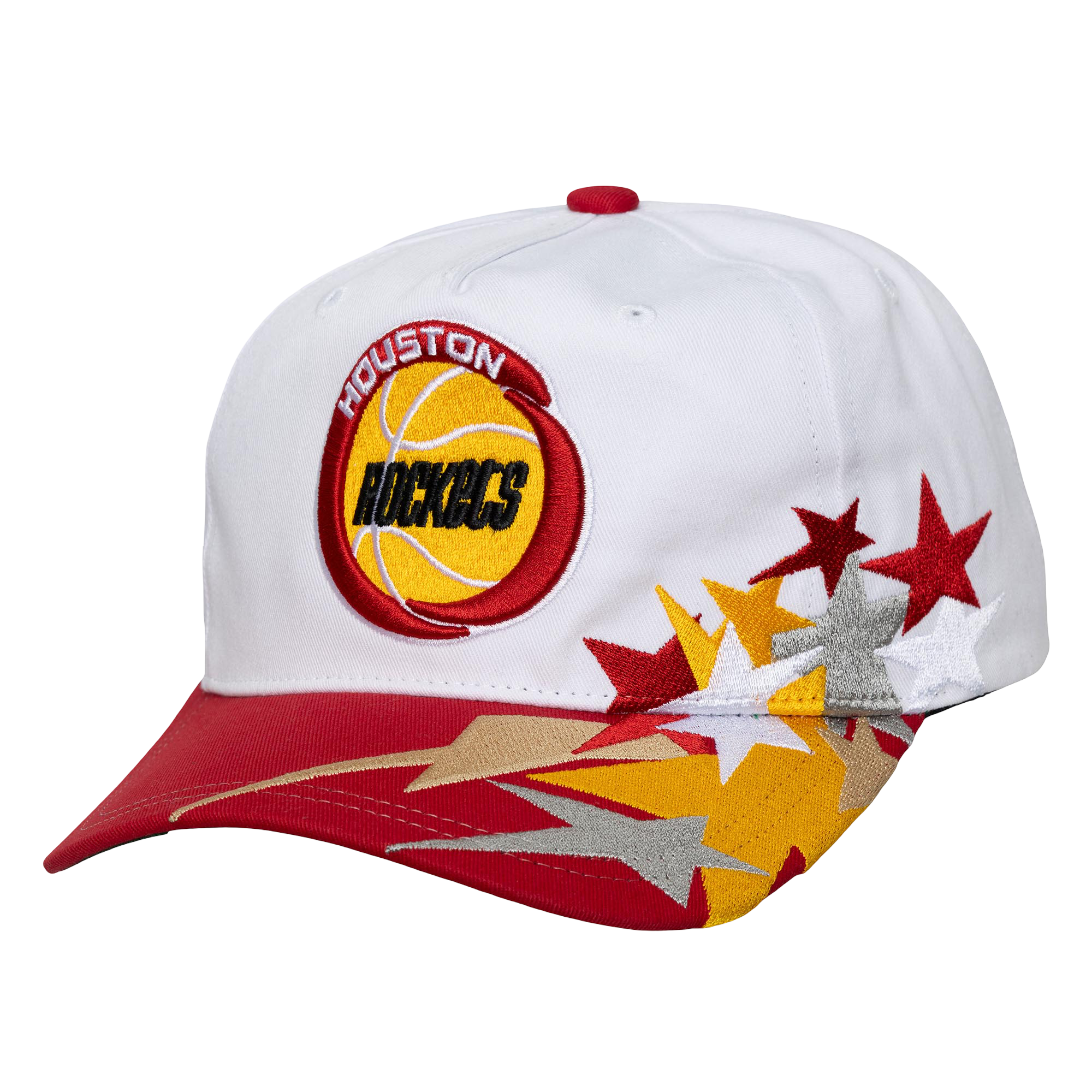 Men's Houston Rockets Mitchell & Ness HWC Shooting Stars Adjustable Cap