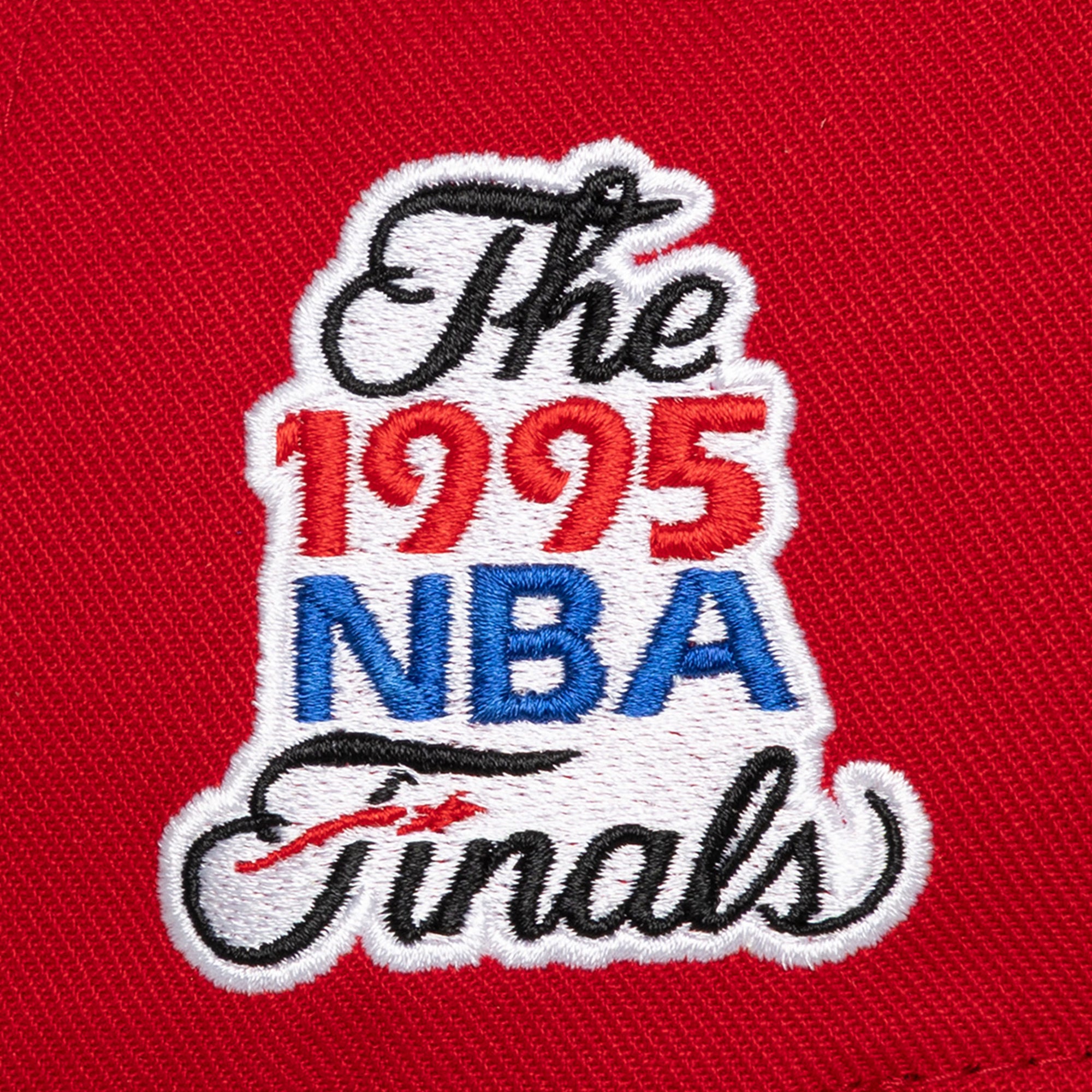 Men's Houston Rockets Mitchell & Ness Red Double Clutch Adjustable Cap