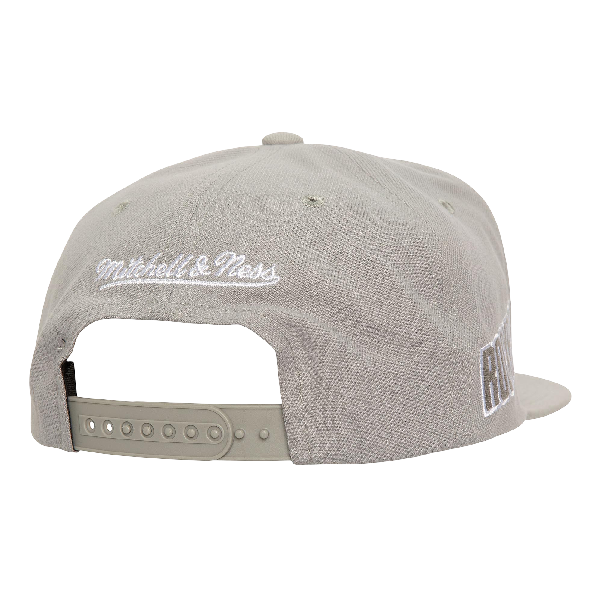 Men's Houston Rockets Mitchell & Ness HWC Gray Adjustable Cap