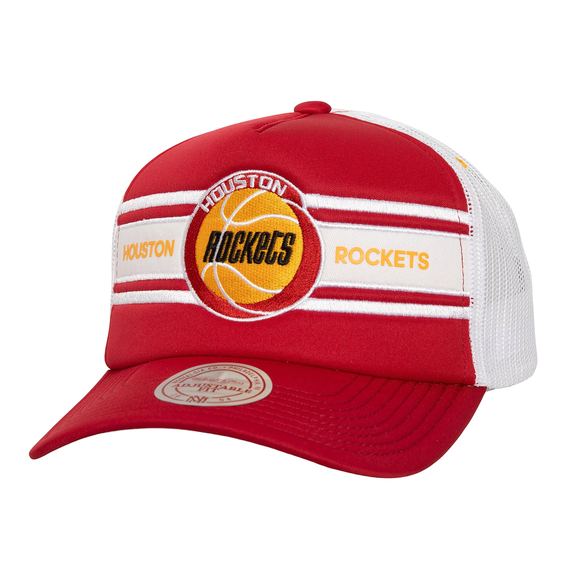 ミッチェル&ネス 帽子 アクセサリー メンズ Houston Rockets Mitchell & Ness Hardwood Classics Sharktooth Snapback Hat Gold/Red ミッチェル\u0026ネス メンズ 帽子 アクセサリー Men\u0027s Navy Houston Astros
