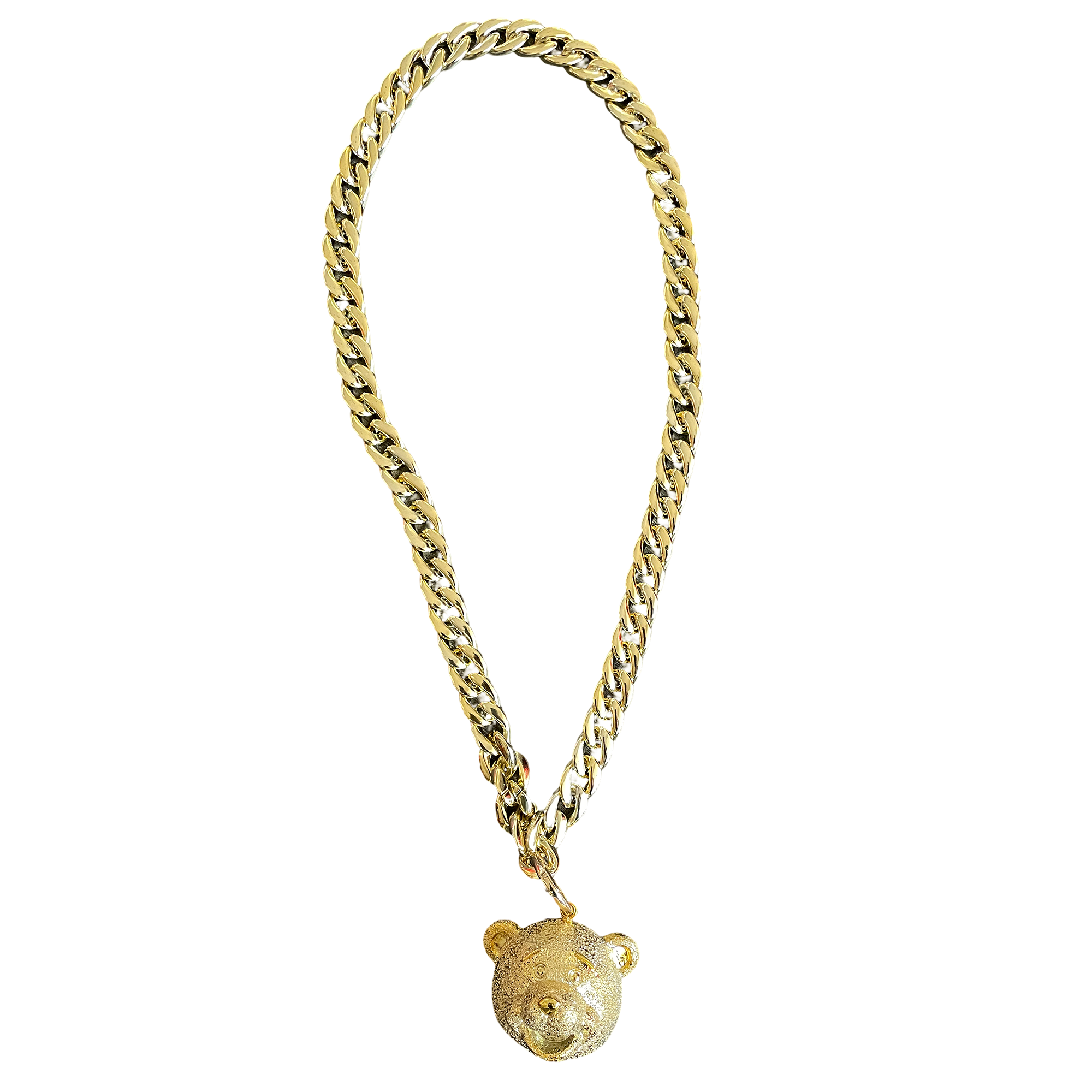 Houston Rockets FoCo Oversized Clutch Gold Chain