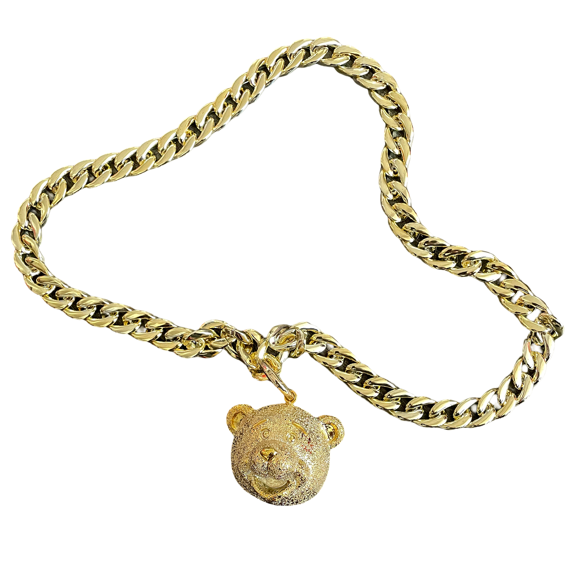 Houston Rockets FoCo Oversized Clutch Gold Chain