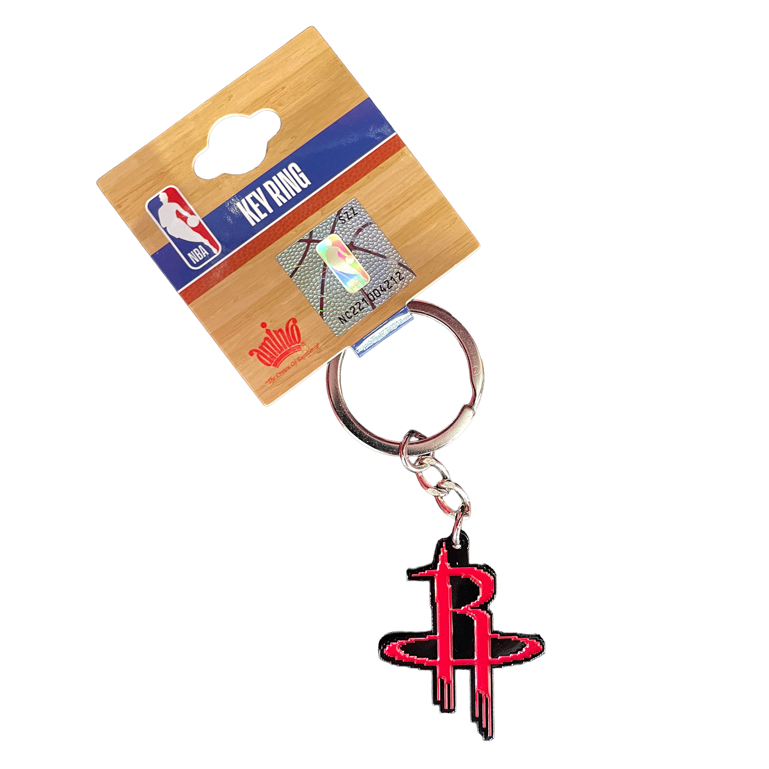 Houston Rockets Aminco Pixel R Logo Keychain