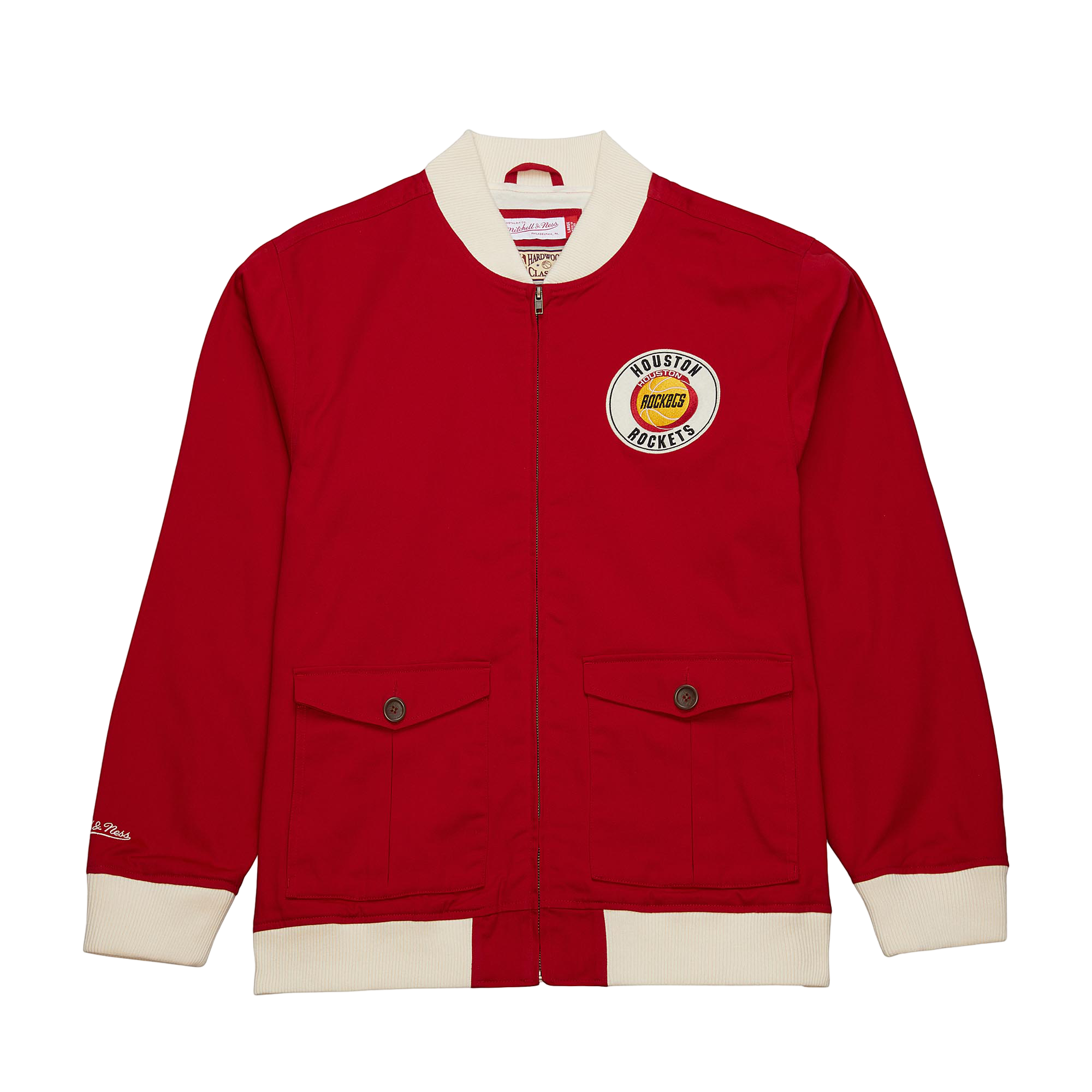 Houston rockets mitchell and ness jacket on sale