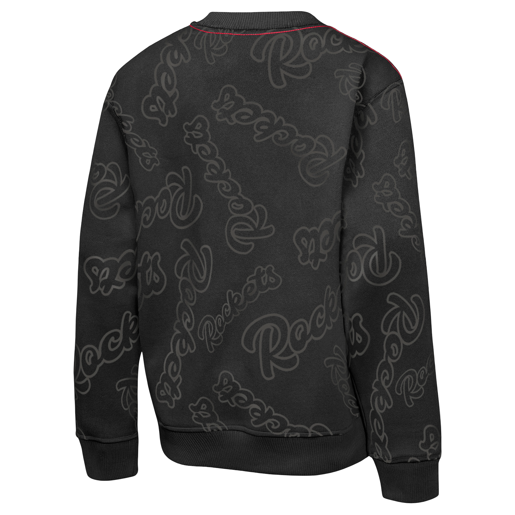 Youth Houston Rockets Outerstuff All-Over Print Crewneck Sweatshirt