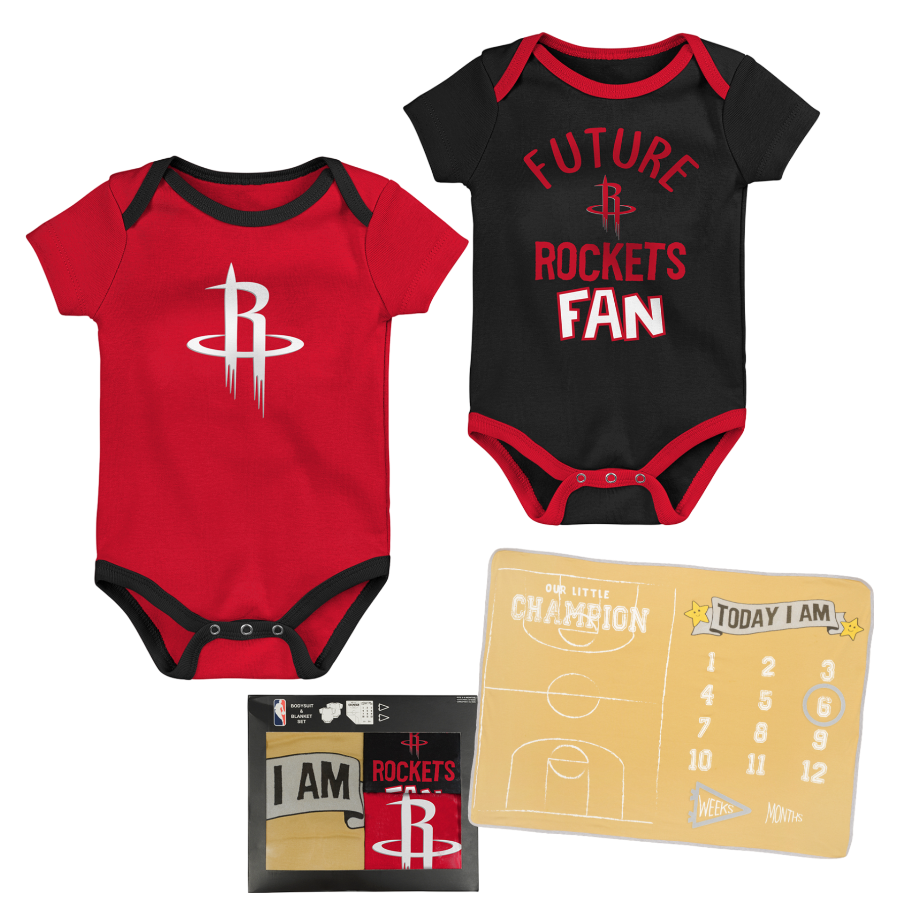 Infant Houston Rockets Outerstuff #1 Draft Pick Set