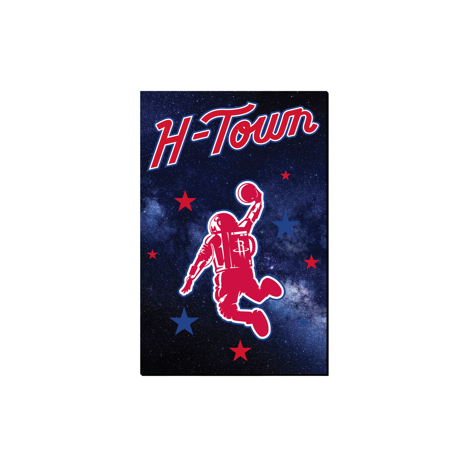 Houston Rockets Aminco City Edition Dunkstronaut 3x2 Magnet