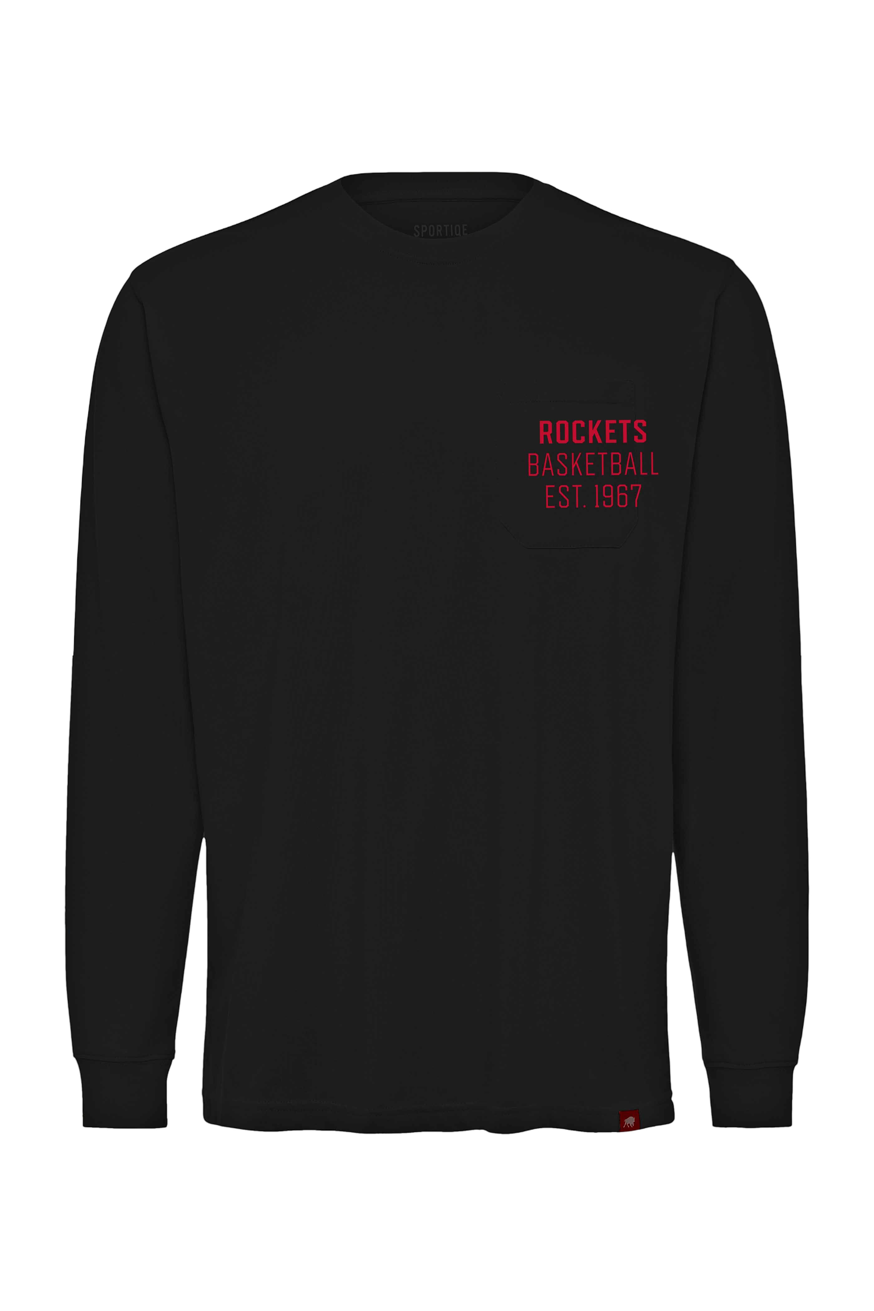 Men's Houston Rockets Sportiqe Crookston Long-Sleeve T-Shirt