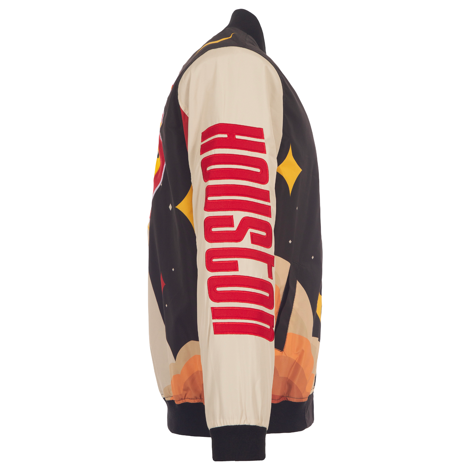 Men's Houston Rockets JH Design HWC Rocket Ship Bomber Jacket